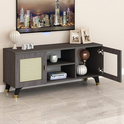 Danube Home Erva TV Cabinet for up to 55 Inches TV, Grey