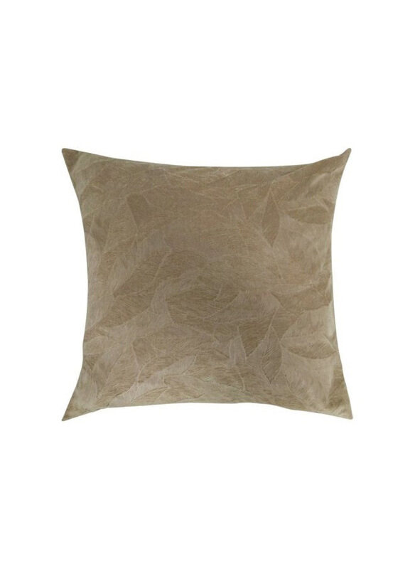 

Danube Home Gleam Cushion Stylish Throw Pillow, Light Brown