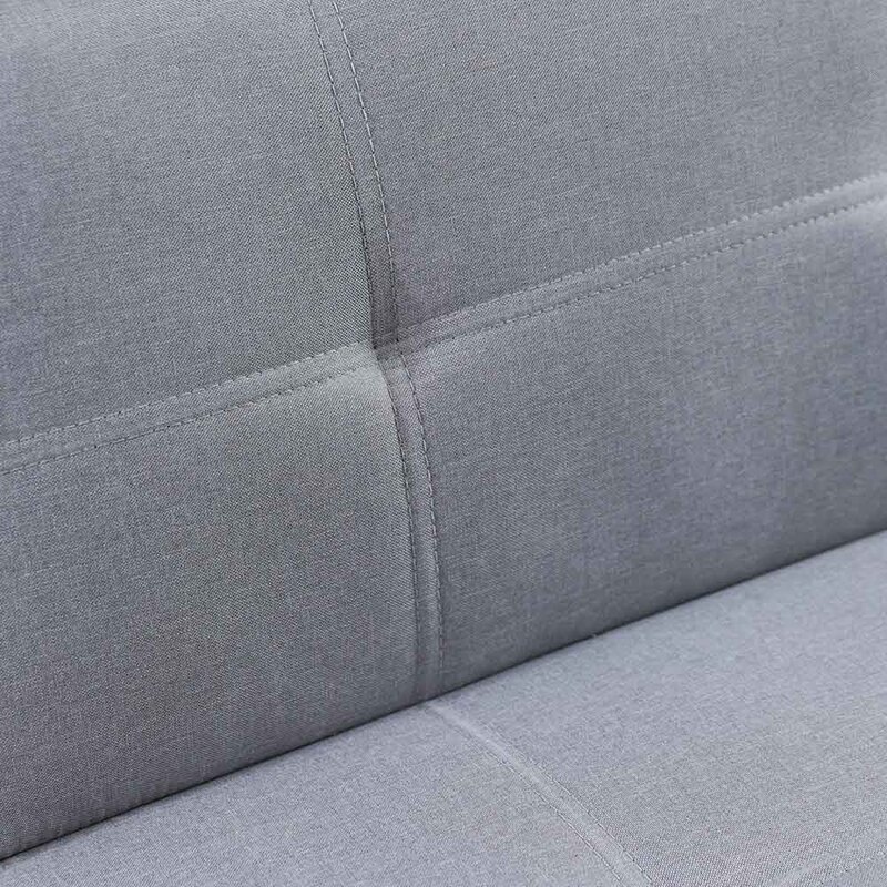 Danube Home Alonzo Fabric Sofabed, Light Grey