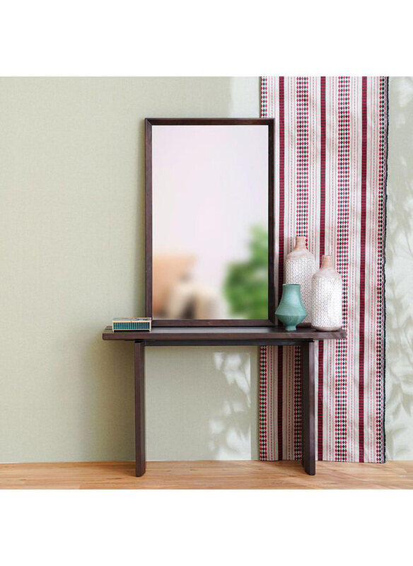 

Danube Home Merriton Console Table with Mirror, Multifunctional Living Room Table, Space Modern Design Console Table for Narrow Doorway, 135 x 40 x 80