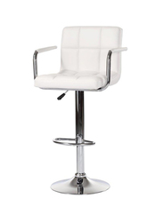 Danube Home Rhoda Bar Stool, White