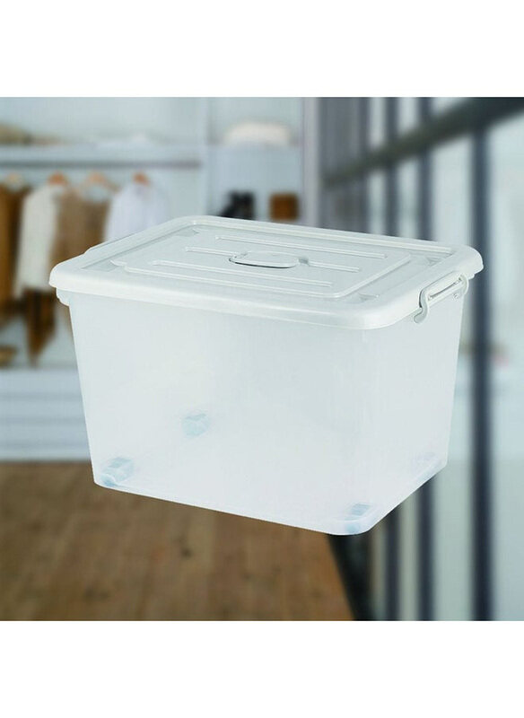 

Danube Home Magnus Storage Box Organizer, White