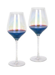 Danube Home 500ml 2-Piece Red Wine Glasses Set, Multicolour
