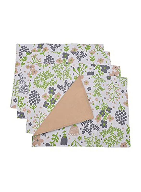 

Danube Home Blooms Set 4 Fused Placemat, Multicolor