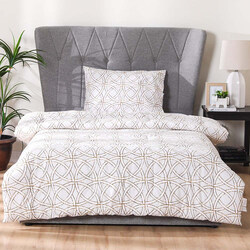 Danube Home 2-Piece Shoreline Plum Bunches Comforter 100% Cotton Bedding Set With Pillow Cover For Bedroom, Single, Violet