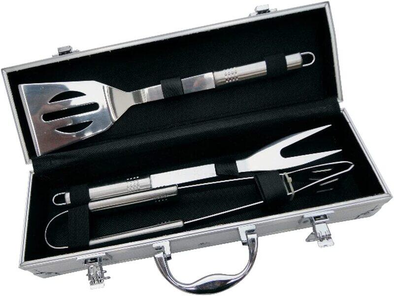 

Danube Home BBQ Tool Set, Silver