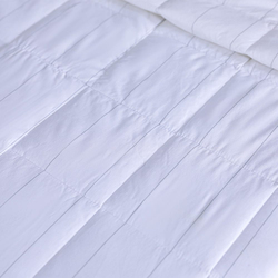 Danube Home Joy Cotton Quilted Bed Spread 100% Cotton Ultra Soft And Lightweight Modern Bed Cover, Queen, White