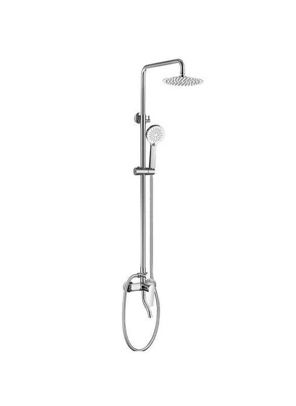 

Milano Calli S Rain Shower Column Complete Set, Silver