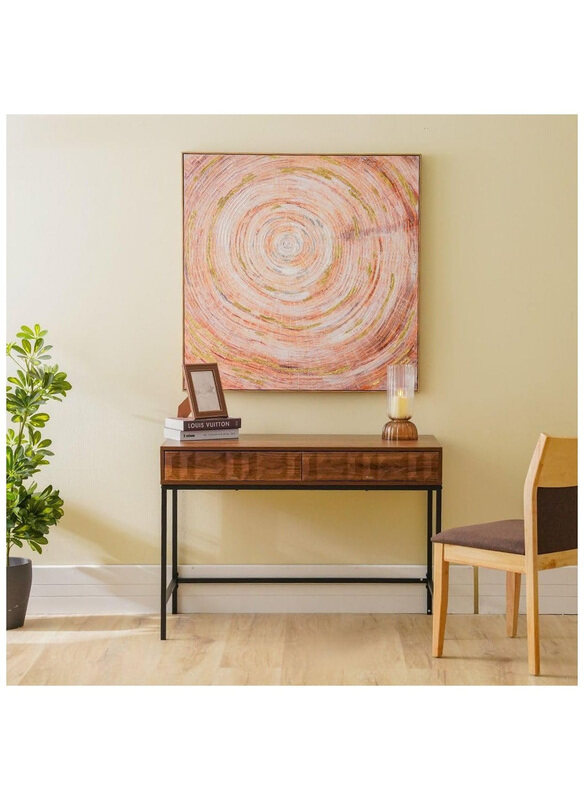 

Danube Home Dello Study Desk With 2 Drawers Computer Table, Walnut