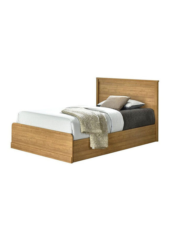 

Danube Home Zirco Single Bed with Underbed Storage, Brown
