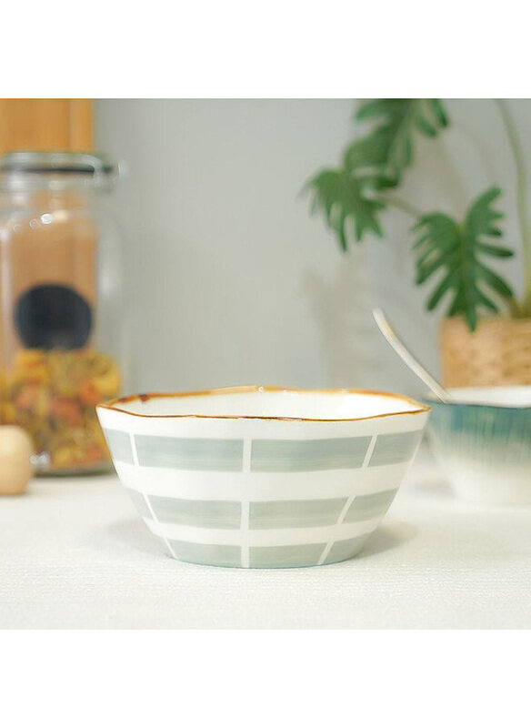 

Danube Home Akesha Fine Porcelain Bowl, Blue