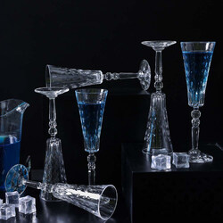 Danube Home 170ml 6-Piece Rcr Melodia Flute Crystal Glass Set, White