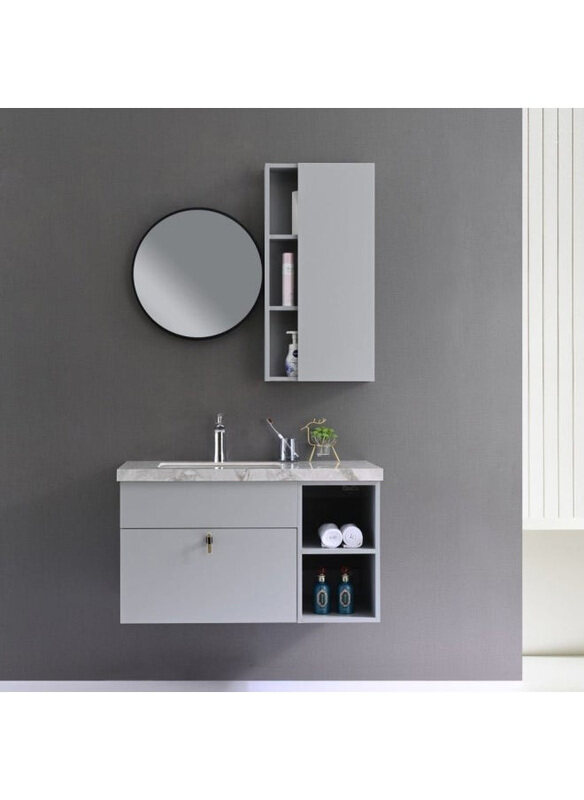 

Danube Home Milano Ivana Vanity Set, Grey