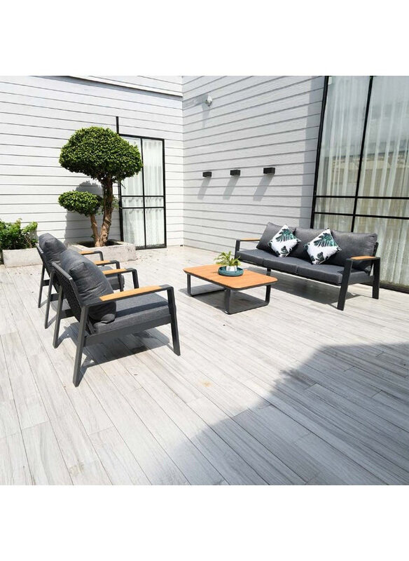 

Danube Home Baily 5-Seater Outdoor Sofa Set, Grey