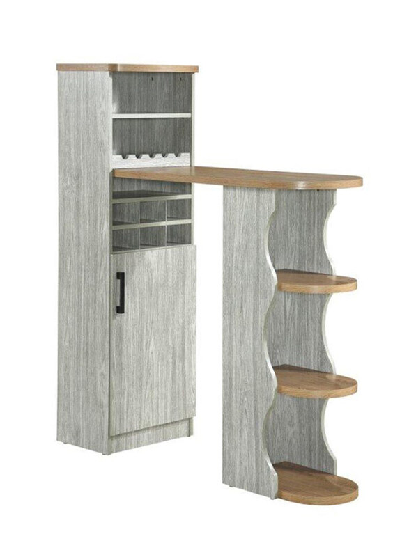 

Danube Home Andrei Wine Cabinet, Grey Oak/Beige Oak