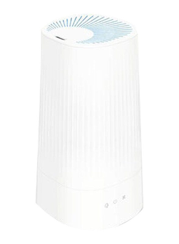 

Danube Home Tulip Top Filling Cool Mist Humidifier with Ultrasonic Technology & 7 Color Night Light, 4L, White