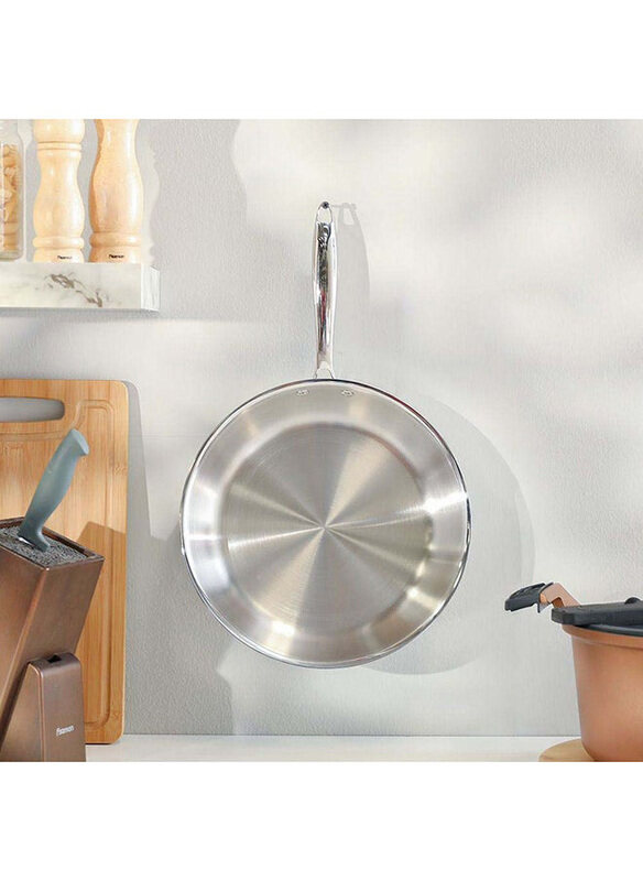

Danube Home 28cm Celina Stainless Steel Frypan, Silver