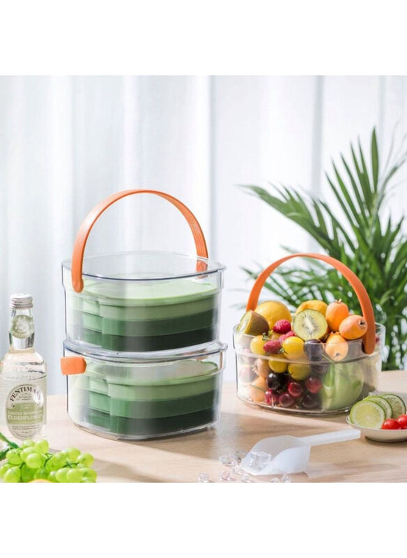 

Danube Home Kitchen Essentials 3-Layer Ice Bucket, Green
