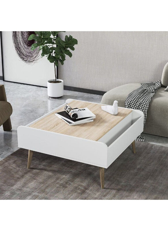 

Danube Home Prugia Square Coffee Table, White