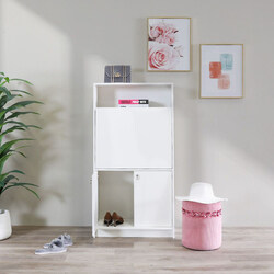 Danube Home Coldron Multifunctional Cabinet, White