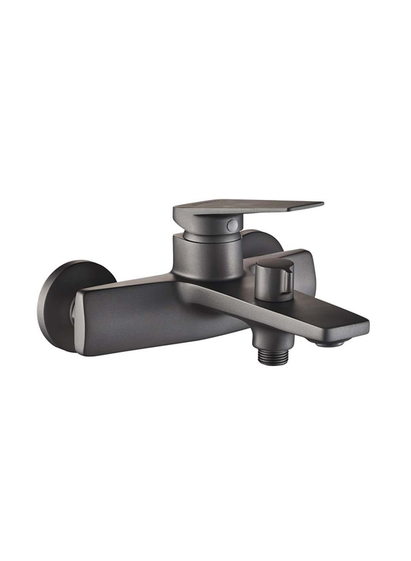 Danube Home Milano Enzo Bath Shower Mixer Tap with Hand Shower, Grey