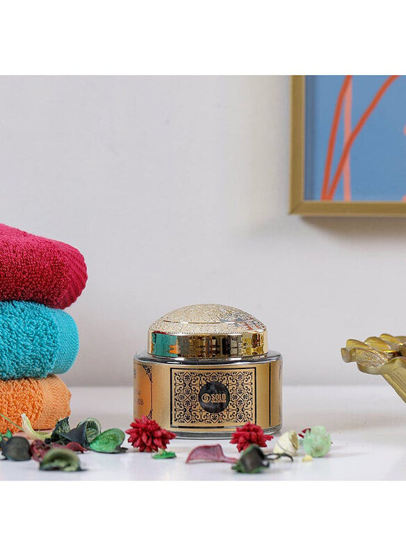 

Danube Home Hamidi Solo Oud Muattar Ahsas Al Hub Incenses, 60gm, Gold