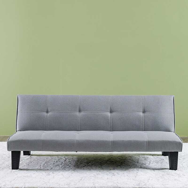 Danube Home Alonzo Fabric Sofabed, Light Grey