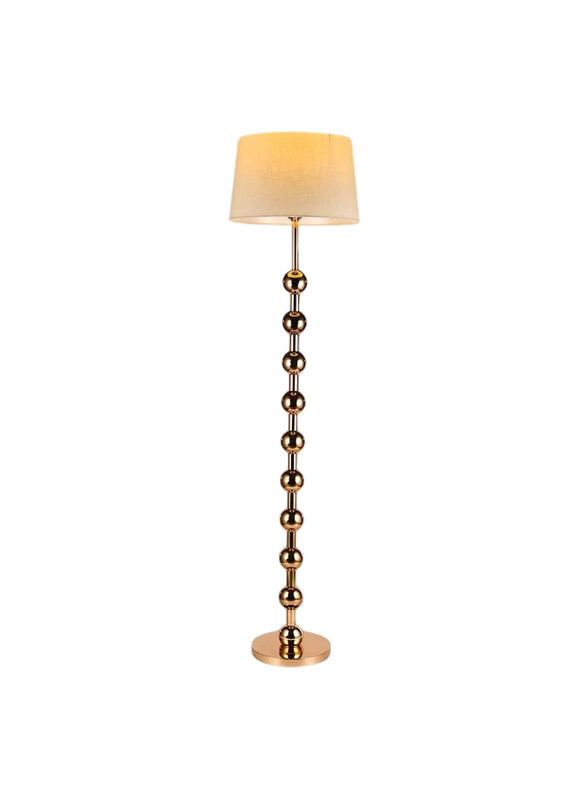 

Danube Home Hampton Lamp, Metal + Fabric, L80 x W 30 x H 20, E27, Gold