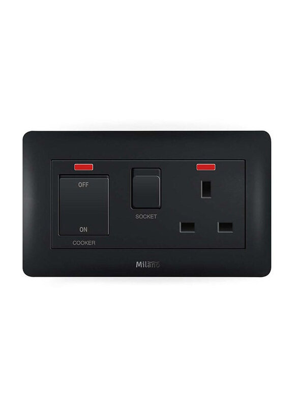

Danube Home Milano 45A Cooker Control Unit, Black