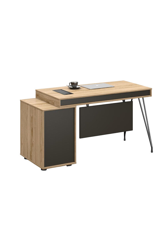 

Danube Home Haslev Office Desk, Antique Oak