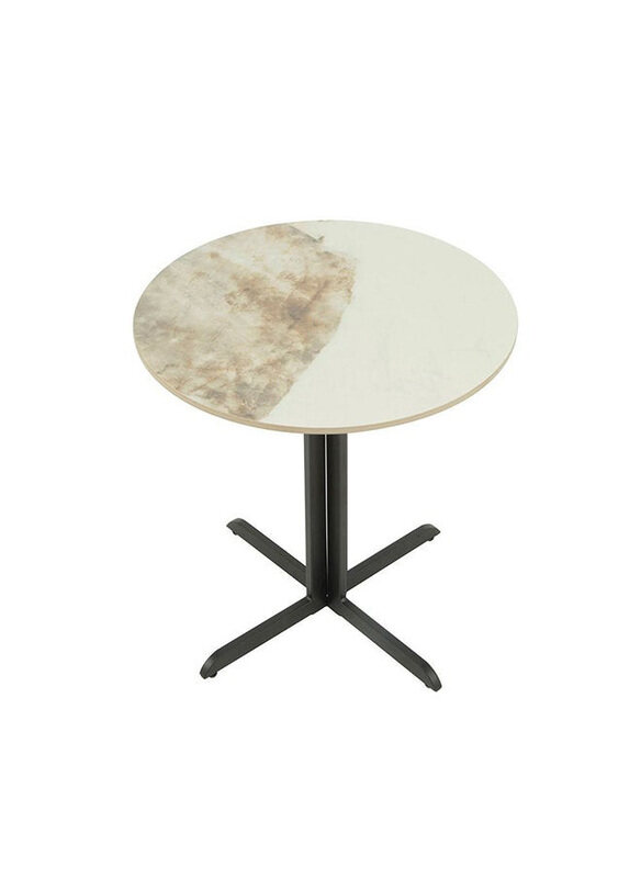 

Danube Home Soho Ceramic Multifunctional End Table, White/Black