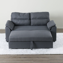 Danube Home Balmond 3 Seater Fabric Sofabed, Grey