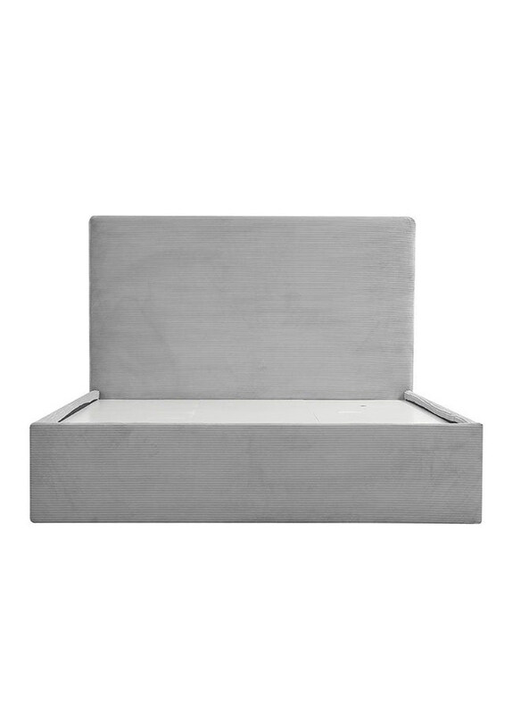 

Danube Home Wesley 150x200 Queen Bed with 4 Drawers, Dark Grey