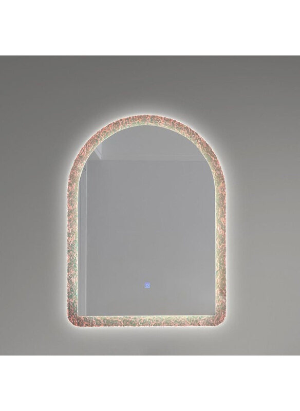 

Danube Home Plus Led Mirror Glass LED Mirror Vanity Mirror With Lights Bathroom Mirror Wall Mounted For Toilet Bathroom, Multicolour