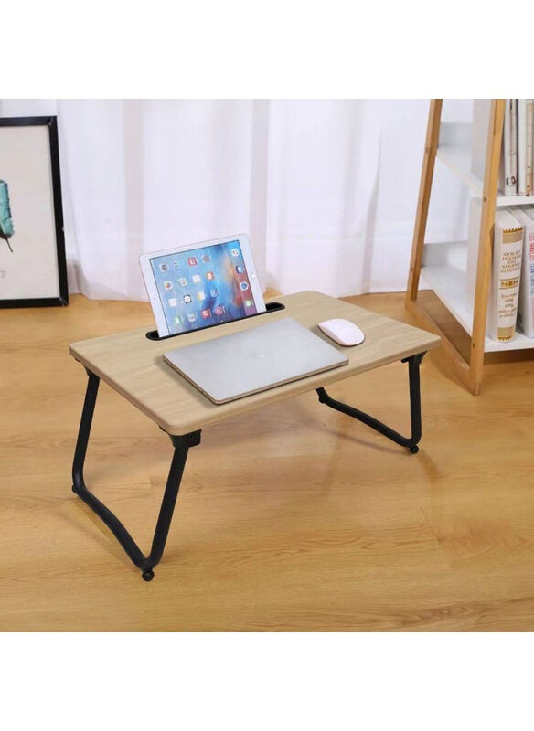 

Danube Home Wayne Folding Table, Oak/Black