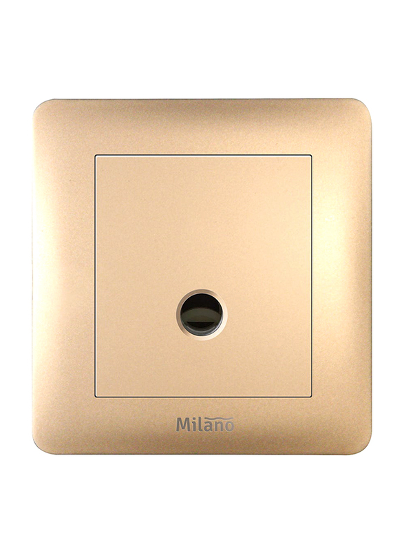 Milano 25A Flex Outlet Switches, Gold