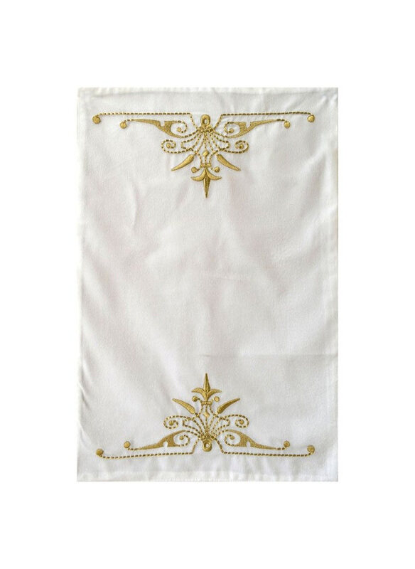 

Danube Home Ramadan Beaded Placemat, 2 Piece, White