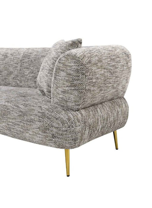

Danube Home Feraz 5-Piece Fabric Sofa Set, Light Grey