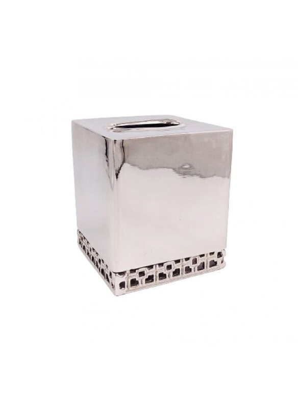 

Danube Home Avalon Elegant and Durable Tissue Box, Nickel