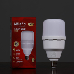 Danube Home Milano New LED Bulb, 30W, E-27, 6500K, White