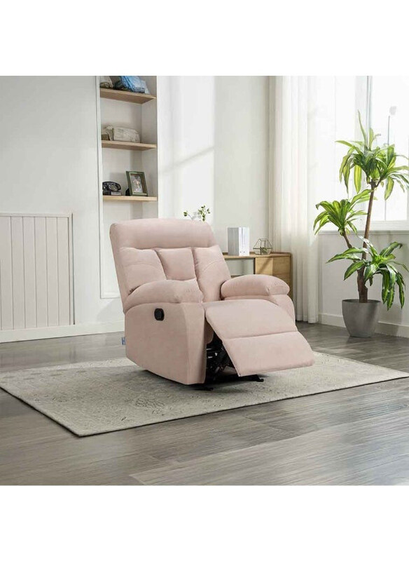 

Danube Home Sanie 1-Seater Fabric Rocking Recliner, Mocha