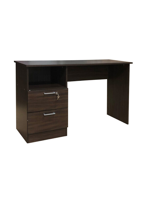 

Danube Home Jabal Computer Office Desk Workstation, Dark Brown