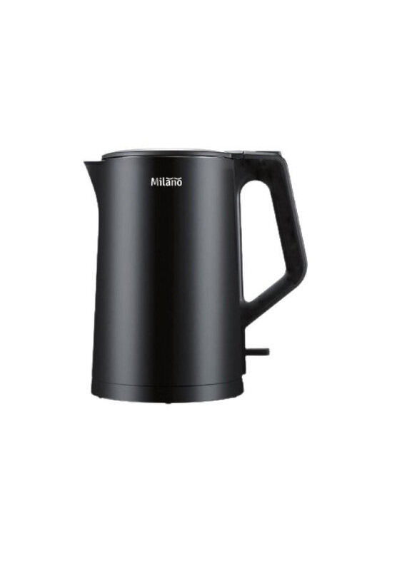 

Danube Home 1.7 Ltr Milano Double Layer Breakfast Set Kettle, Ml102, Black