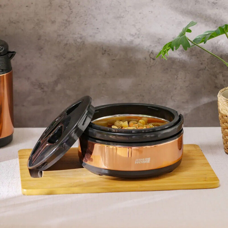 

Danube Home 2000 ml Round Casserole, Celina, Copper