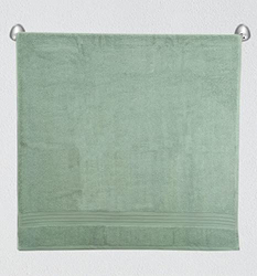 Danube Home Flossy Wash Towel, Light Green