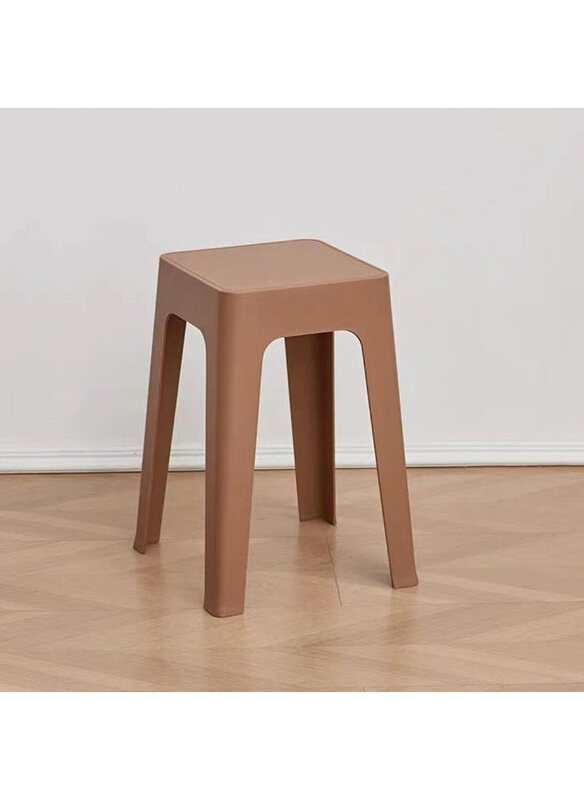 

Danube Home Ottawa Light Weight Single Backless Stool, Brown