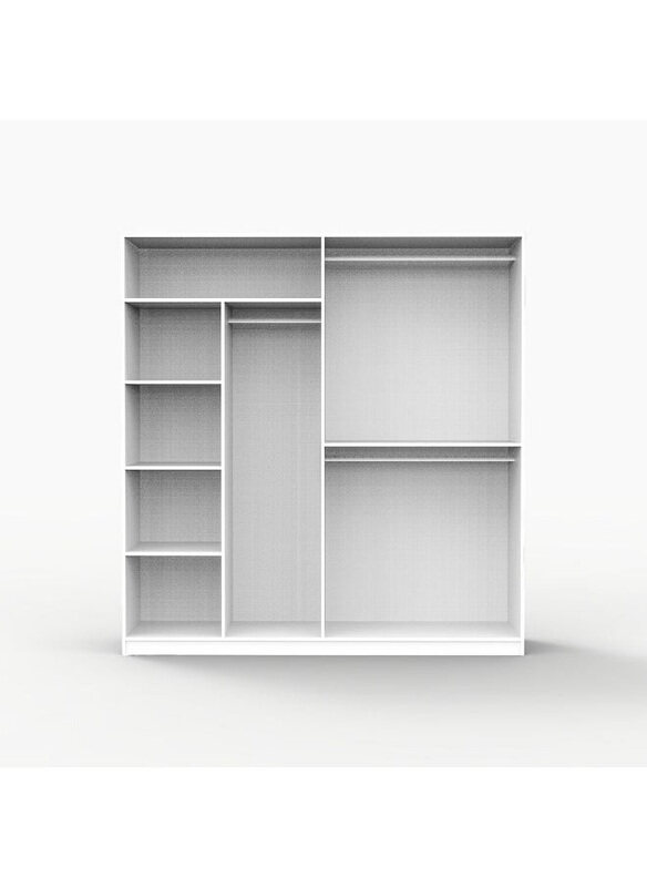 

Danube Home Manila 2Mtr Sliding Door Wardrobe, Cream