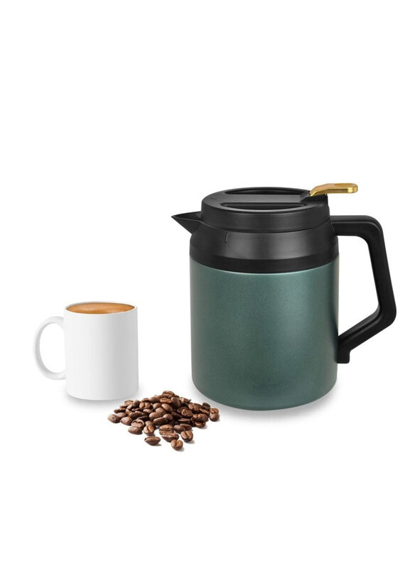 

Luscious 1500ml Stainless Steel Vacuum Flask with Tea Filter, Green