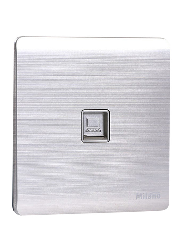 Danube Home Milano Single Data Outlet Cat6 Socket, Gold