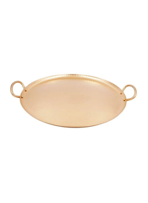 

Avalon Round Stylish and Durable Serving Tray, Gold